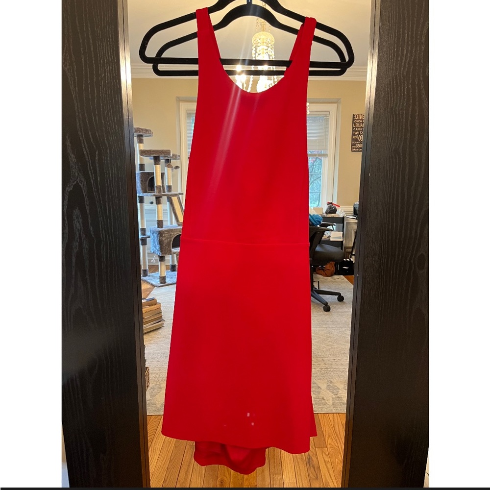 NWT express strappy back red dress